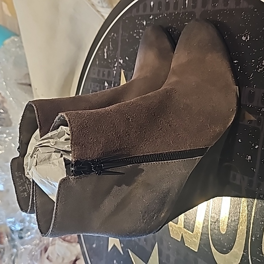 Fergie Suede Bernished Ombre Bootie